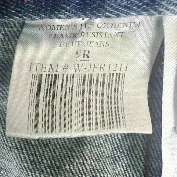 Rasco Cool Girl Flame Resistant Bootcut Jeans Size 9R 32X31.5 - HRC2 NFPA - Picture 14 of 16